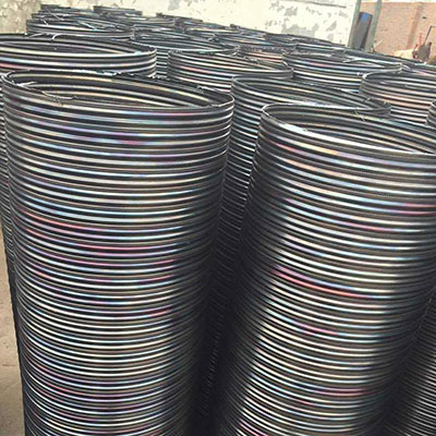 白色单臂打孔波纹管 110双臂穿线管 市政工程排水用渗水管